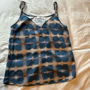 Aritzia Babaton XXS Ikat Print Top